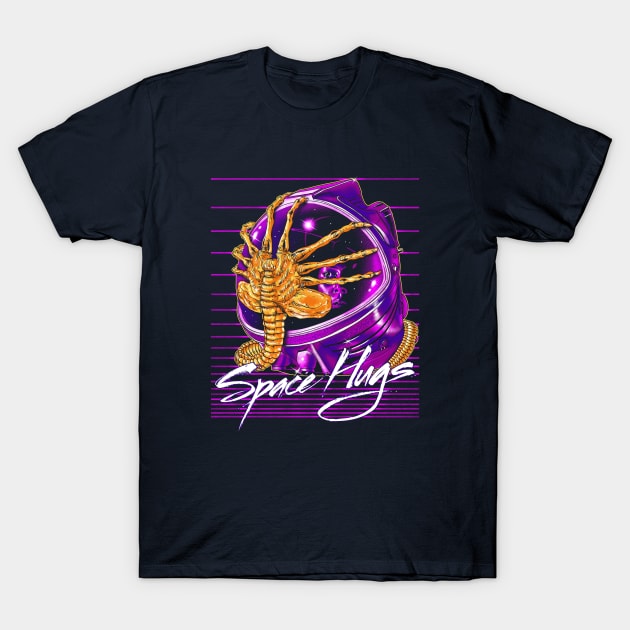 Space Hugs T-Shirt by zerobriant